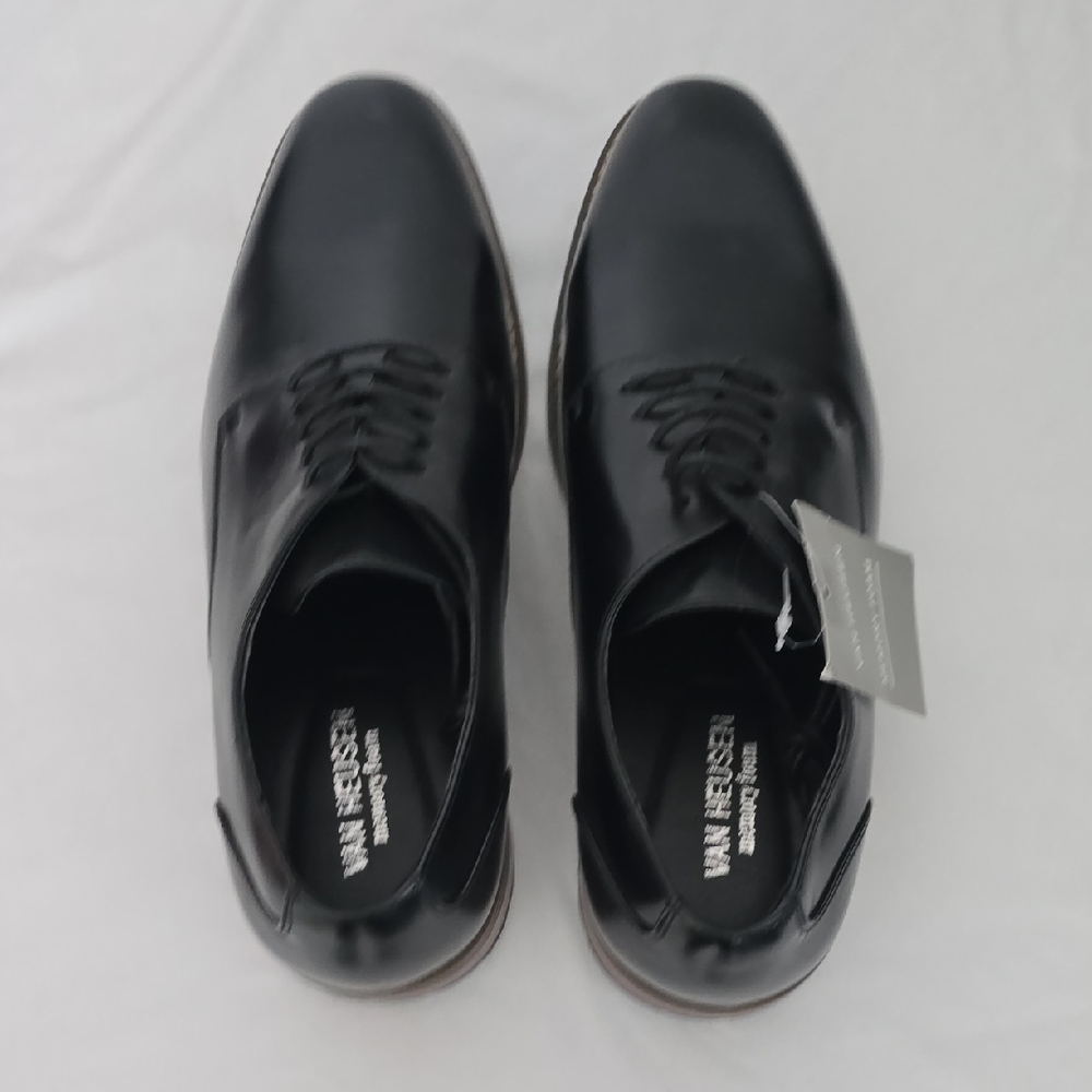 Van Heusen Men's Black Dress Shoes 10.5